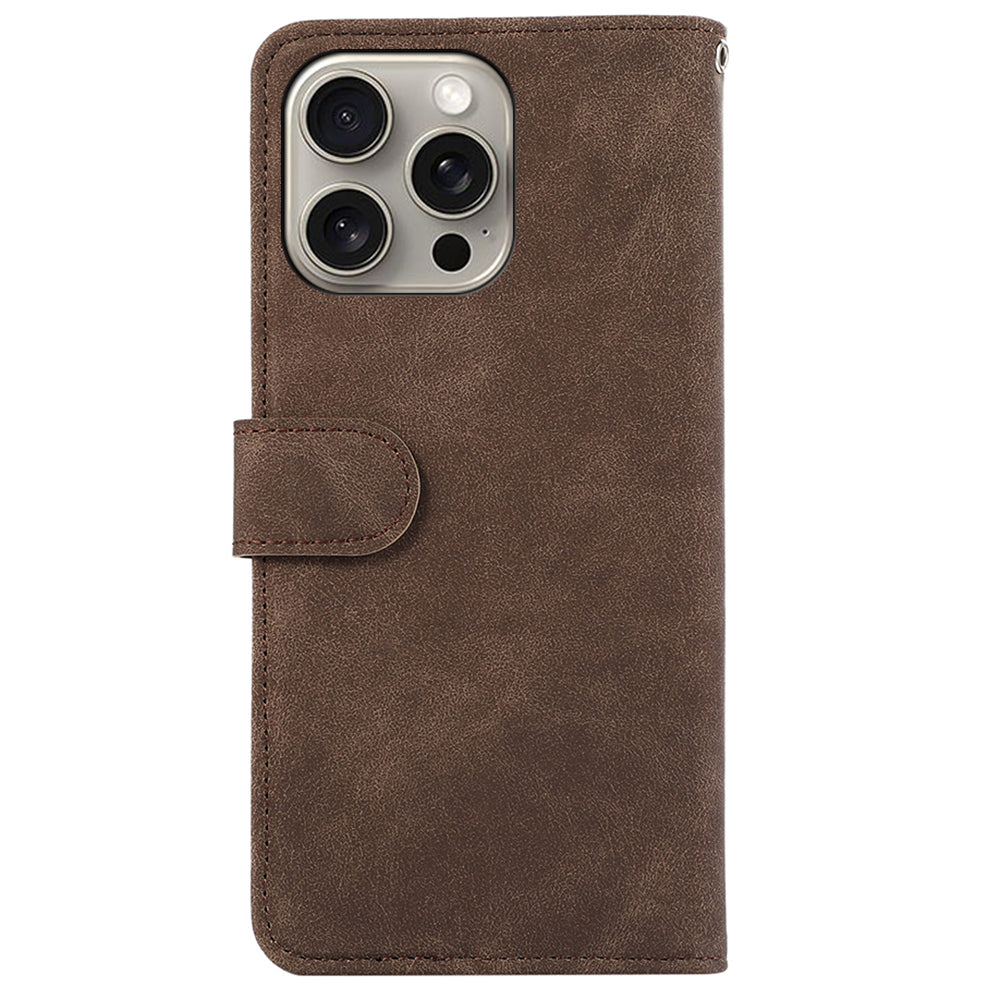 ABEEL For iPhone 12 / 12 Pro Case Color Matching RFID Blocking Leather Phone Cover with Wallet ABEEL For iPhone 12 / 12 Pro Case Color Matching RFID Blocking Leather Phone Cover with Wallet